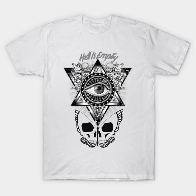 Iluminati Skull T-Shirt by Royalswisss